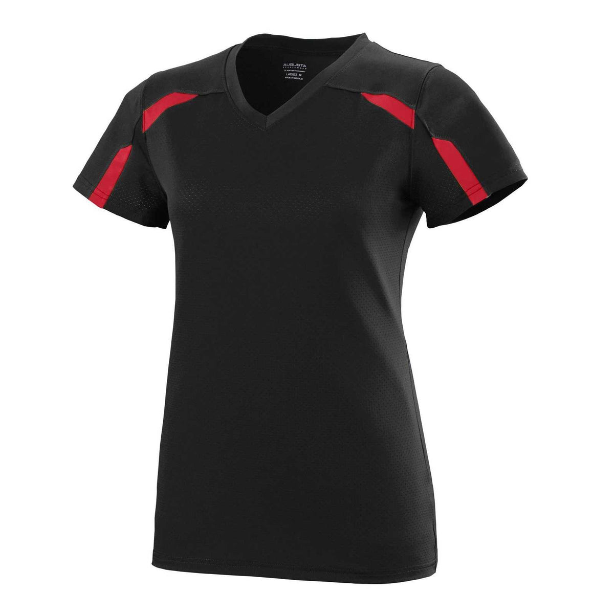 Augusta 1003 Girls Avail Jersey - Black Red - HIT a Double