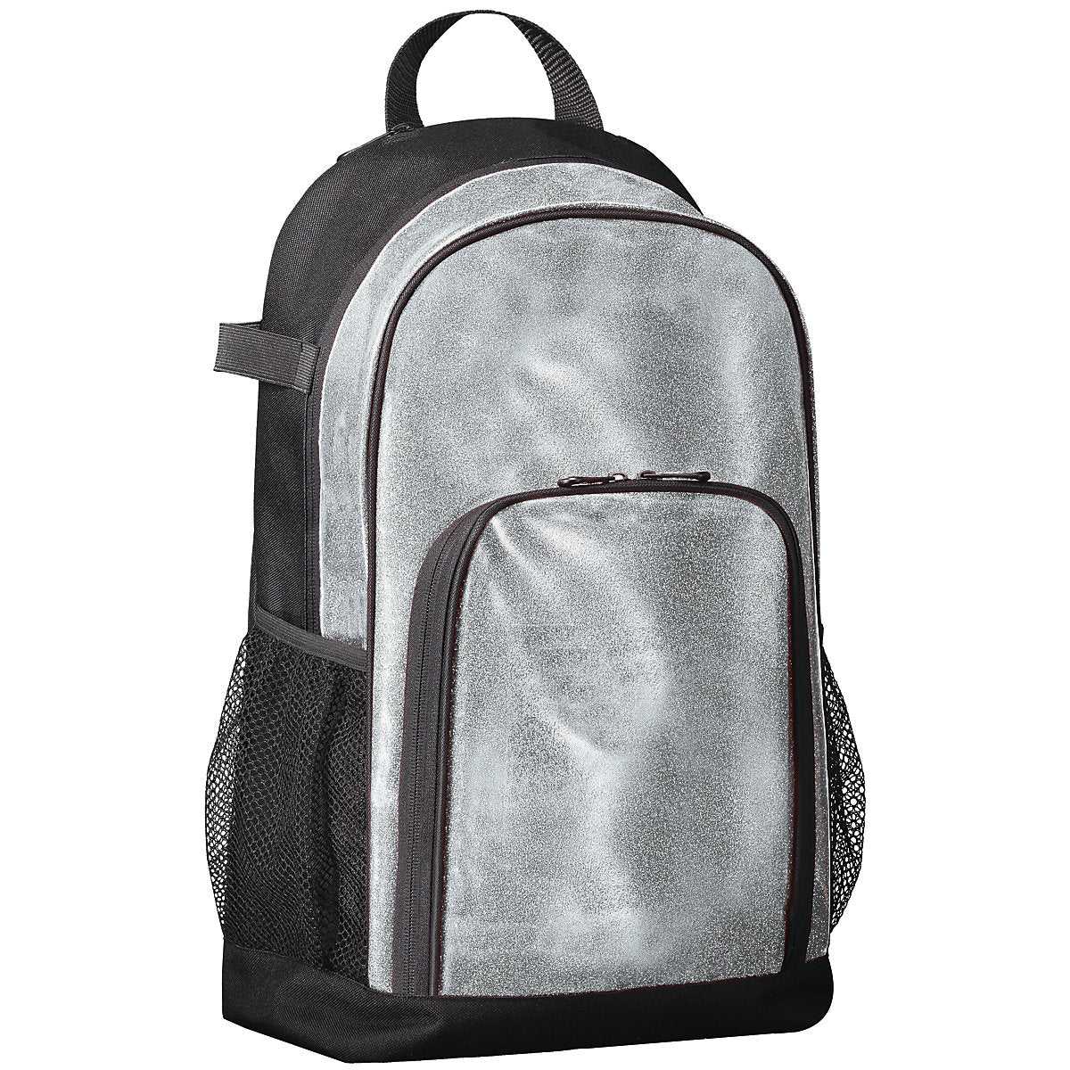 Augusta 1106 All Out Glitter Backpack - Silver Glitter Black - HIT a Double