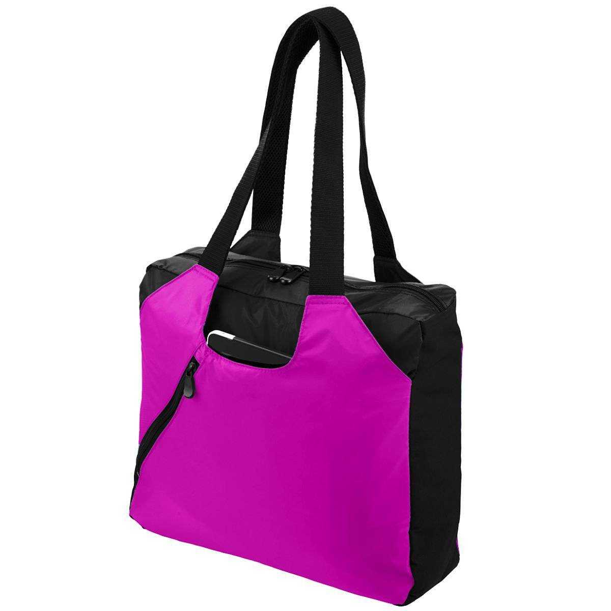 Augusta 1148 Dauntless Tote Bag - Pink Black - HIT a Double