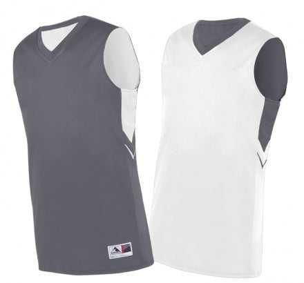 Augusta 1167 Youth Alley-Oop Reversible Jersey - Graphite White - HIT a Double