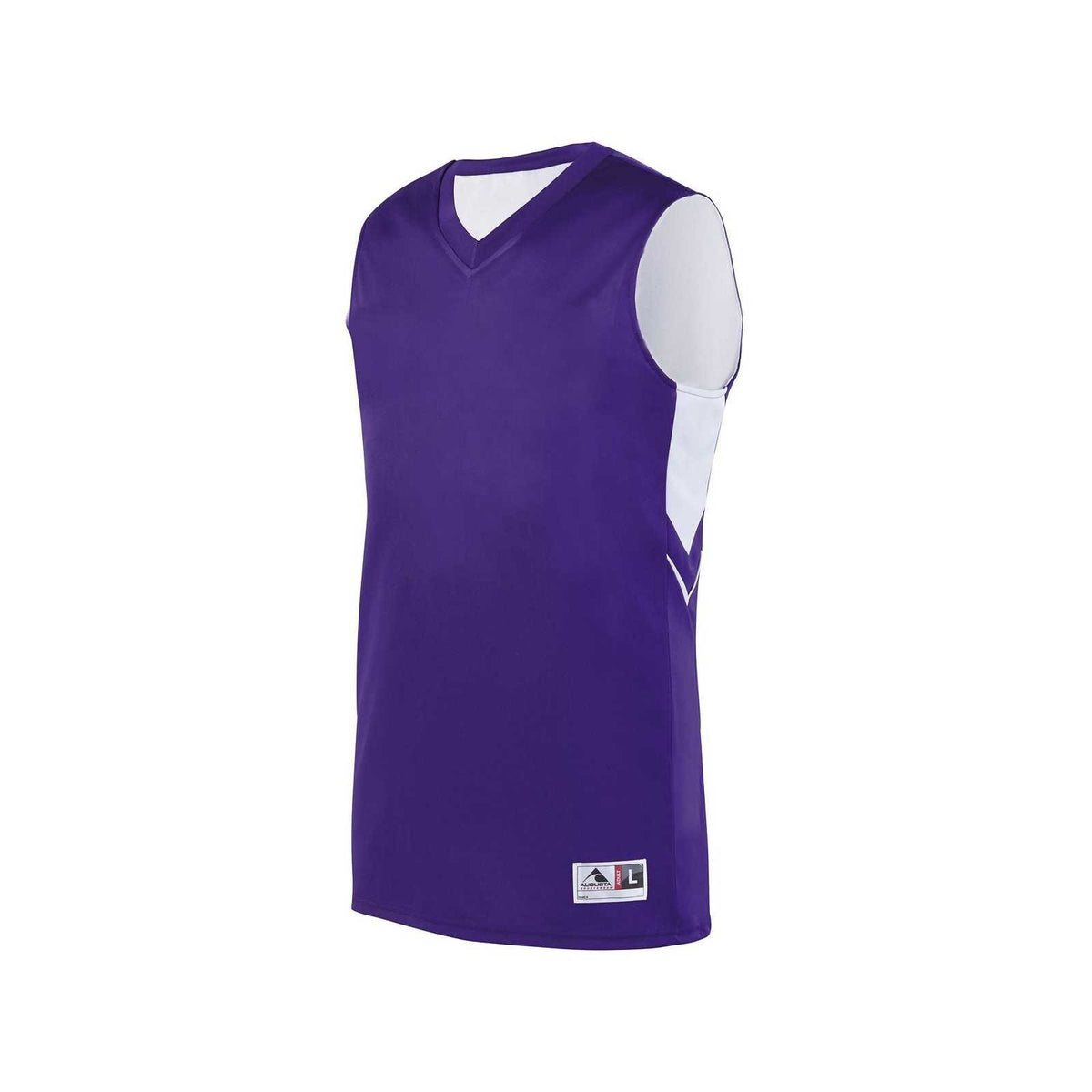 Augusta 1167 Youth Alley-Oop Reversible Jersey - Purple White - HIT a Double