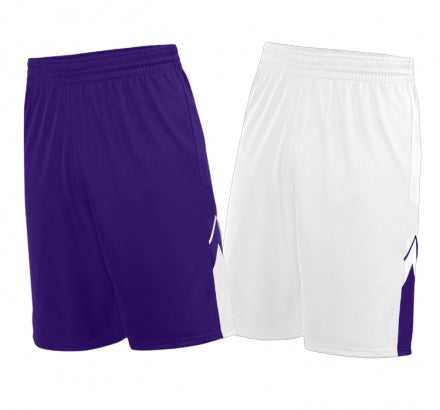 Augusta 1168 Alley-Oop Reversible Short - Purple White - HIT a Double