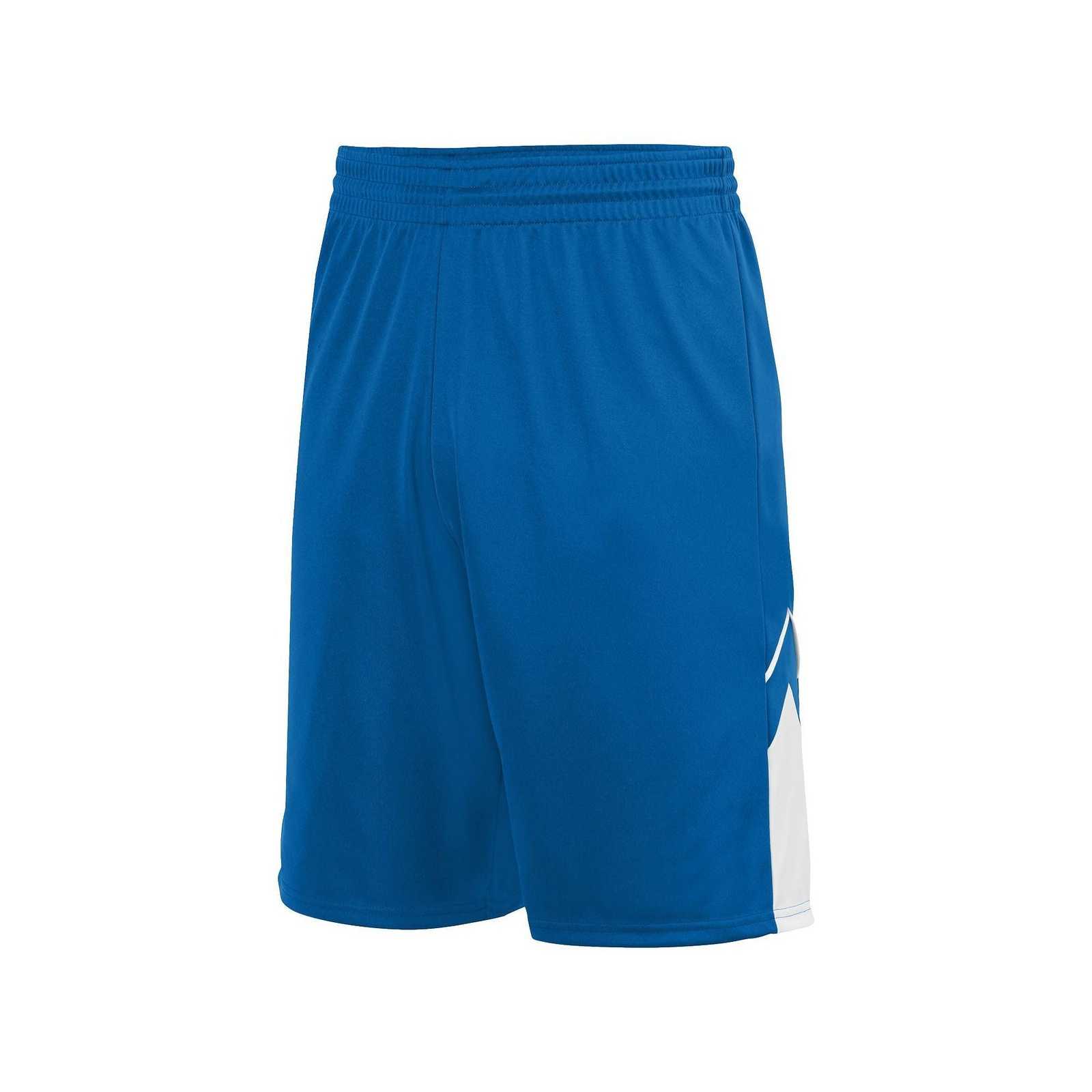 Augusta 1168 Alley-Oop Reversible Short - Royal White - HIT a Double