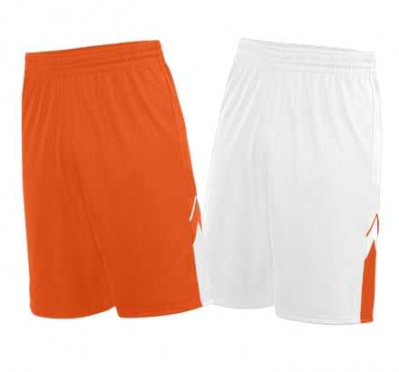 Augusta 1169 Youth Alley-Oop Reversible Short - Orange White - HIT a Double