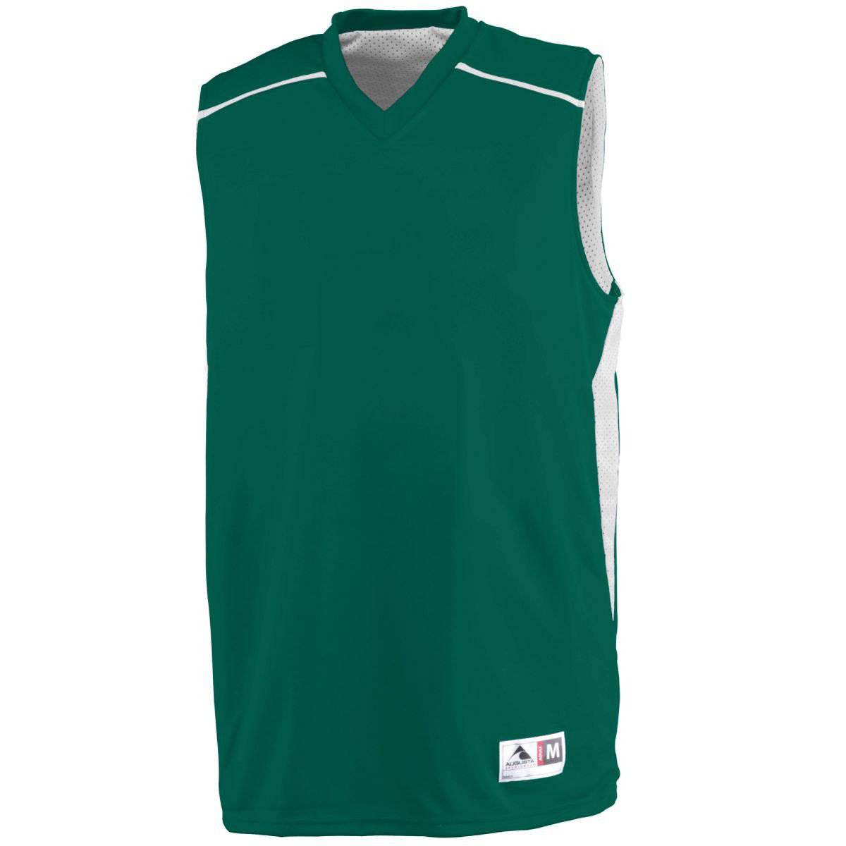 Augusta 1171 Slam Dunk Jersey - Youth - Forest White - HIT a Double