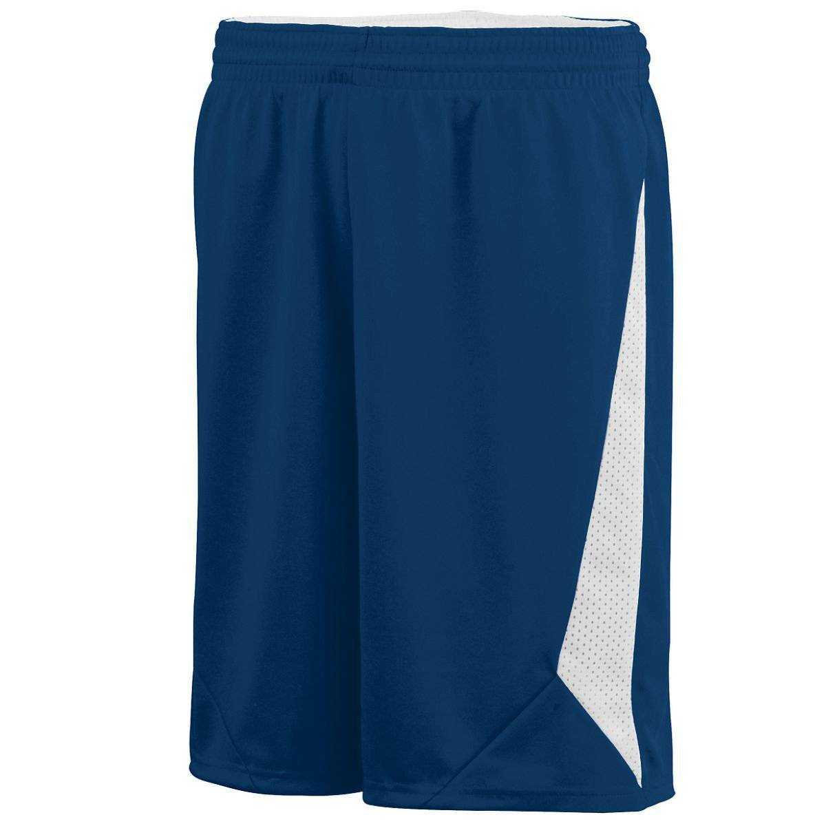 Augusta 1176 Slam Dunk Short - Youth - Navy White - HIT a Double