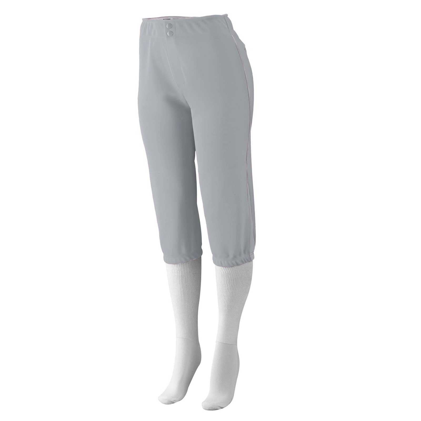 Augusta 1245 Ladies Low Rise Drive Pant - Silver Gray Silver Gray - HIT a Double