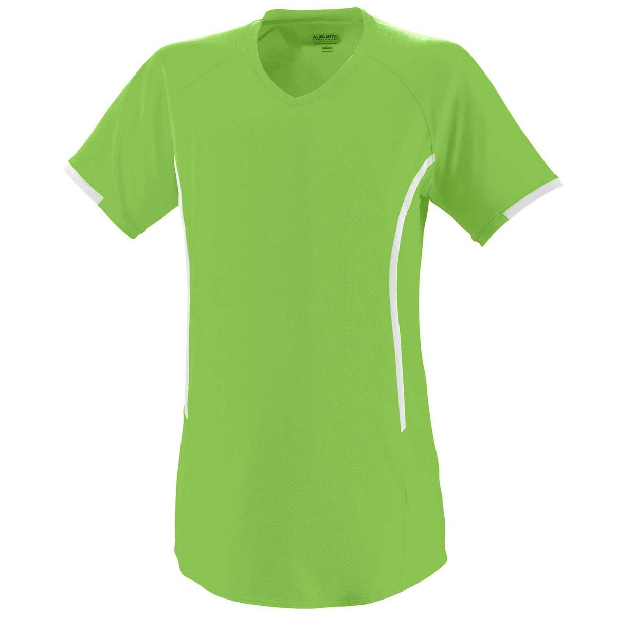 Augusta 1270 Ladies Heat Jersey - Lime White - HIT a Double