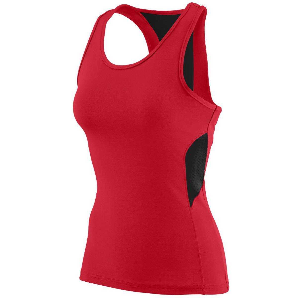 Augusta 1282 Ladies Inspiration Jersey - Red Black - HIT a Double