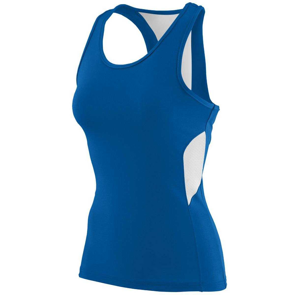 Augusta 1282 Ladies Inspiration Jersey - Royal White - HIT a Double