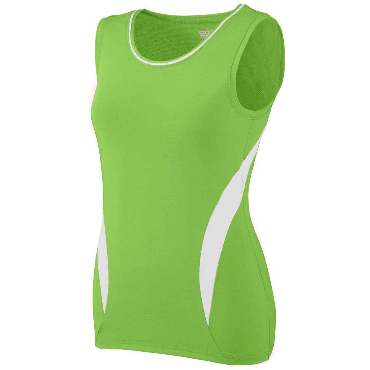 Augusta 1288 Ladies Motivator Jersey - Lime White - HIT a Double