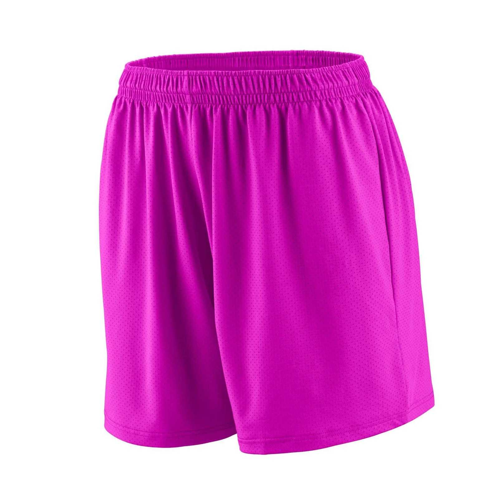 Augusta 1292 Ladies Inferno Short - Power Pink - HIT a Double