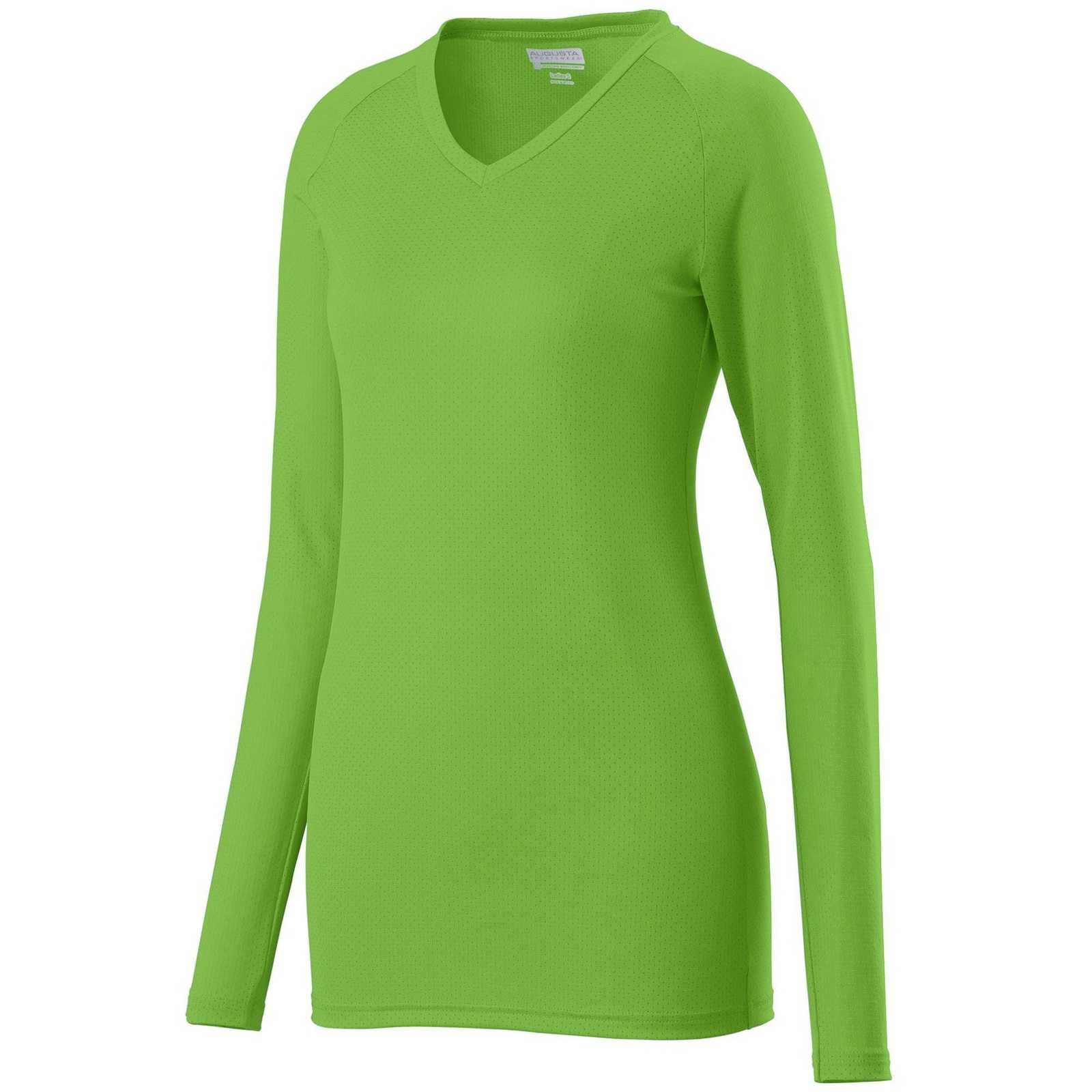 Augusta 1330 Ladies Assist Jersey - Lime - HIT a Double