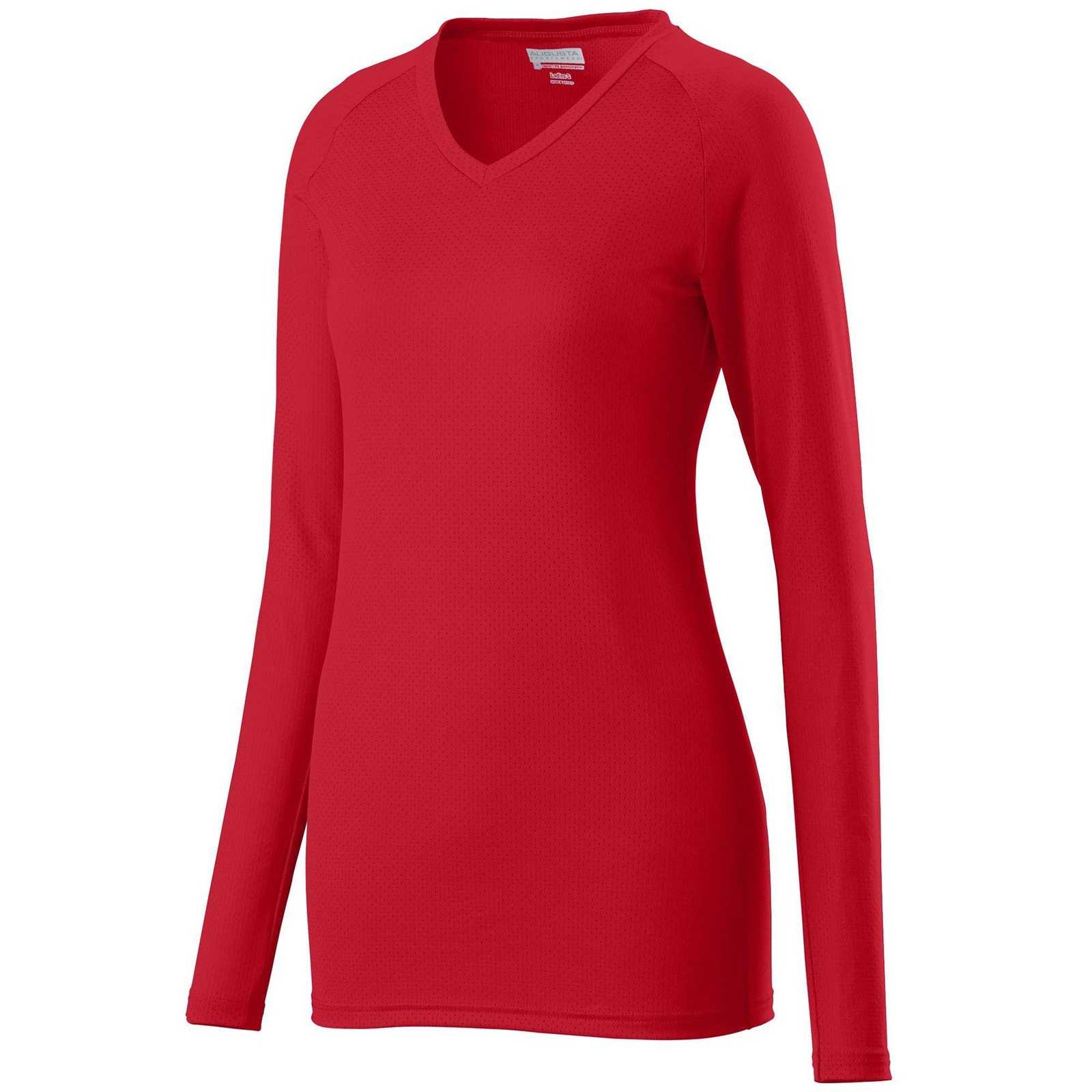 Augusta 1330 Ladies Assist Jersey - Red - HIT a Double