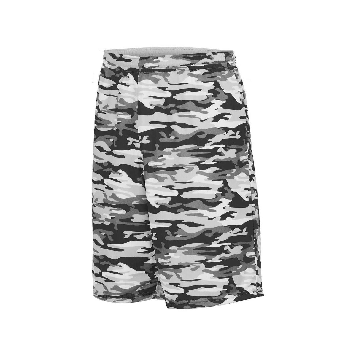 Augusta 1407 Youth Reversible Wicking Short - Black Mod White - HIT a Double