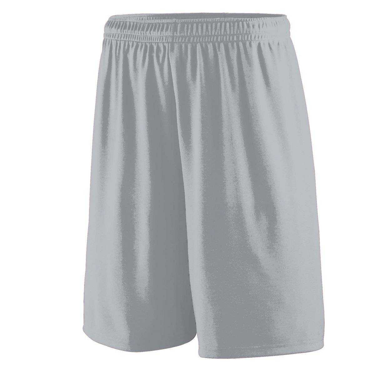 Augusta 1421 Training Short - Youth - Light Gray Gray - HIT a Double