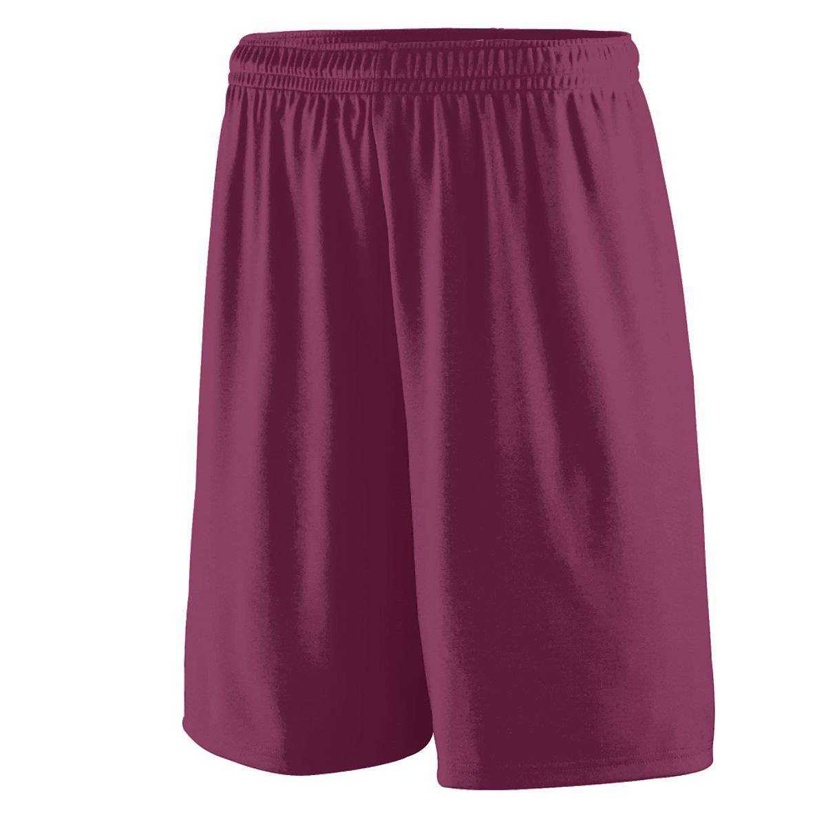 Augusta 1421 Training Short - Youth - Maroon - HIT a Double