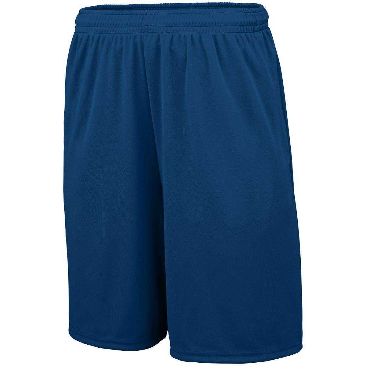 Augusta 1428 Training Short with Pockets - Navy - HIT a Double
