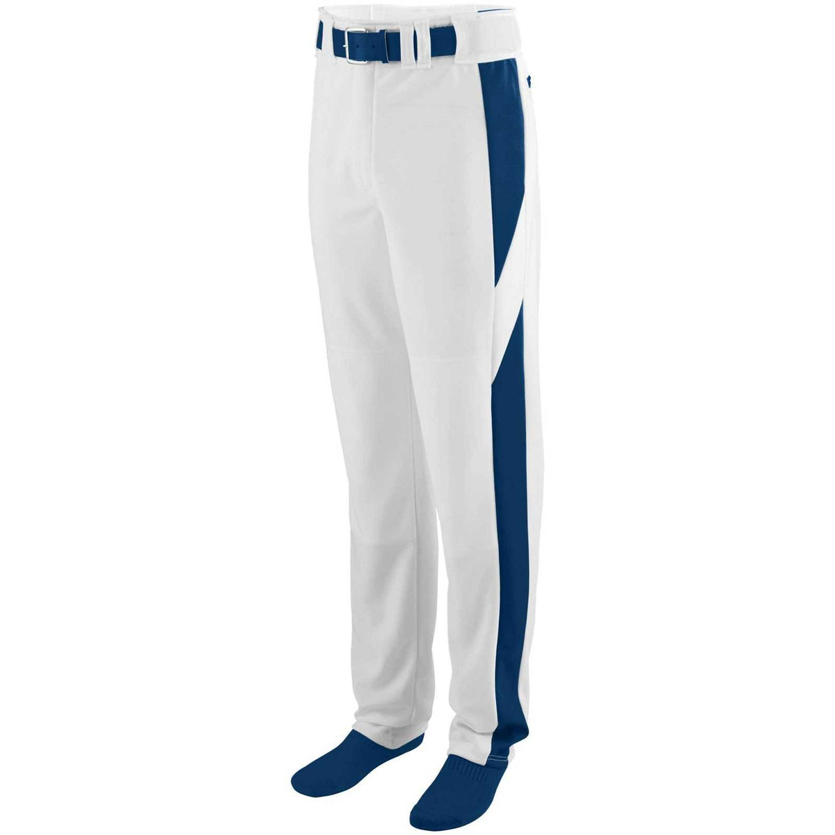 Augusta 1448 Series Color Block Baseball Softball Pant Youth - Wh Ny - HIT a Double