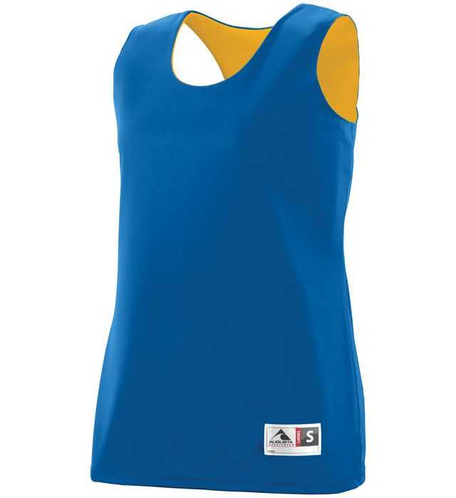 Augusta 147 Ladies Reversible Wicking Tank - Royal Gold - HIT a Double