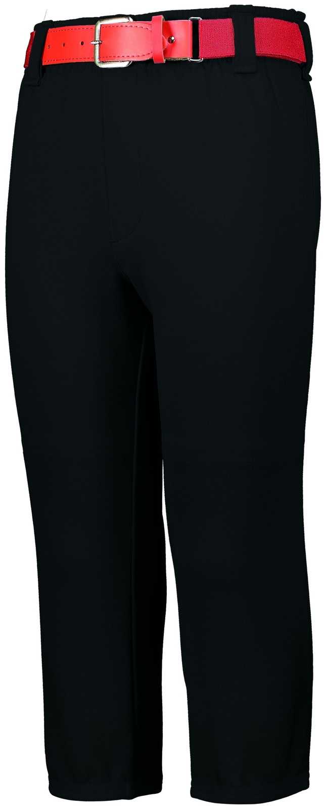 Augusta 1485 Pull-Up Baseball Pant With Loops - Black - HIT a Double