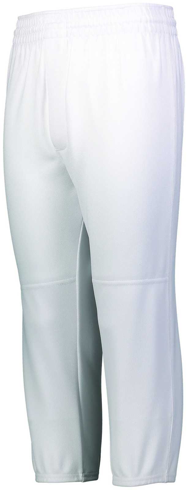 Augusta 1487 Pull-Up Baseball Pant - White - HIT a Double