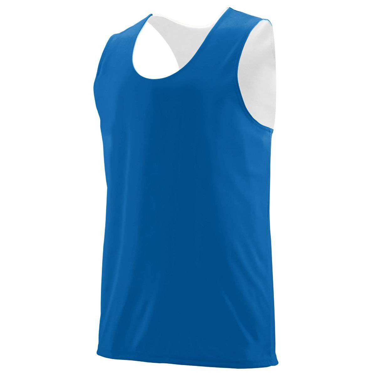 Augusta 148 Reversible Wicking Tank - Royal White - HIT a Double