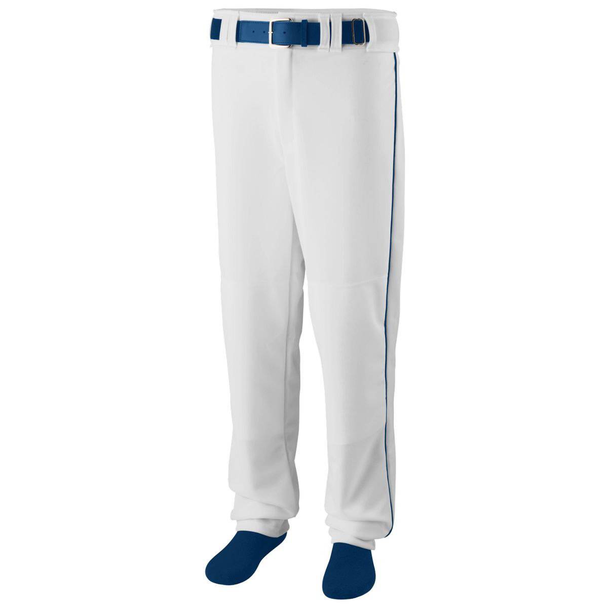 Augusta 1496 Sweep Baseball Softball Pant Youth - White Navy - HIT a Double