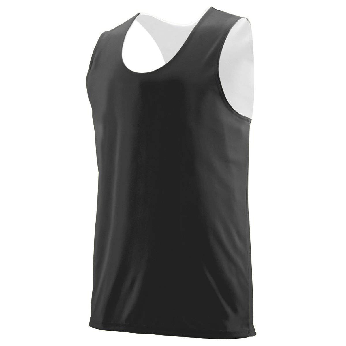 Augusta 149 Reversible Wicking Tank - Youth - Black White - HIT a Double