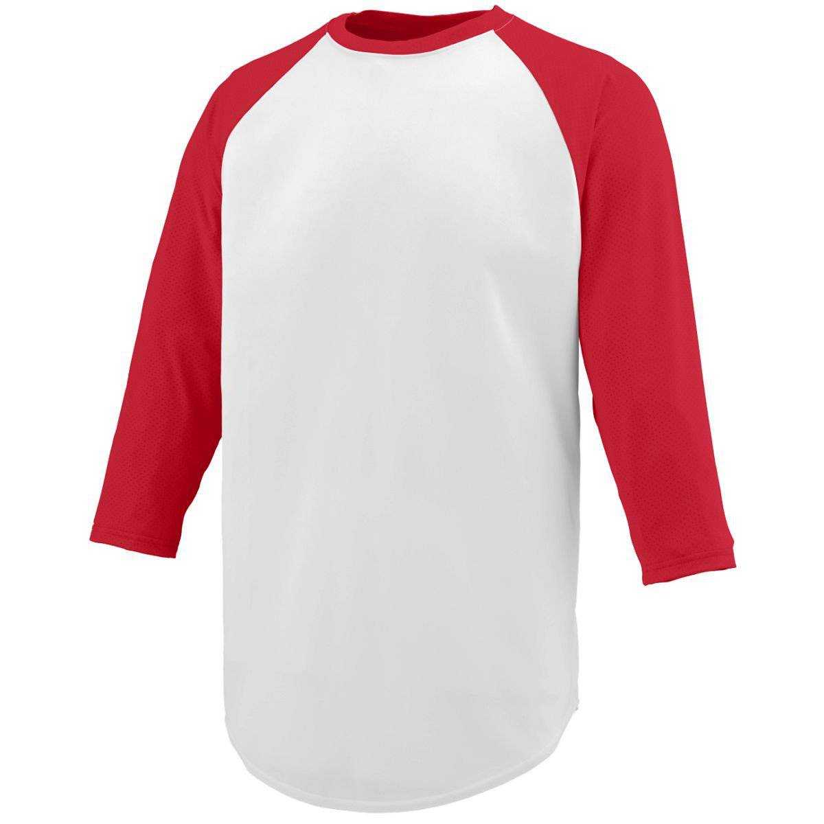 Augusta 1505 Nova Jersey - White Red - HIT a Double