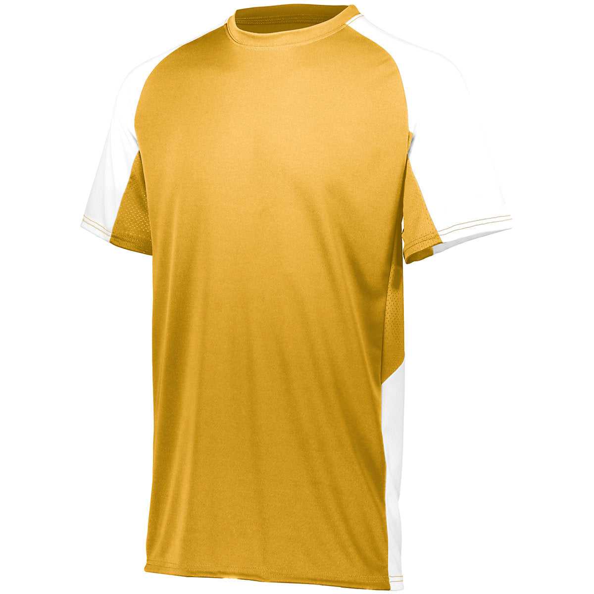 Augusta 1517 Cutter Jersey - Athletic Gold White - HIT a Double