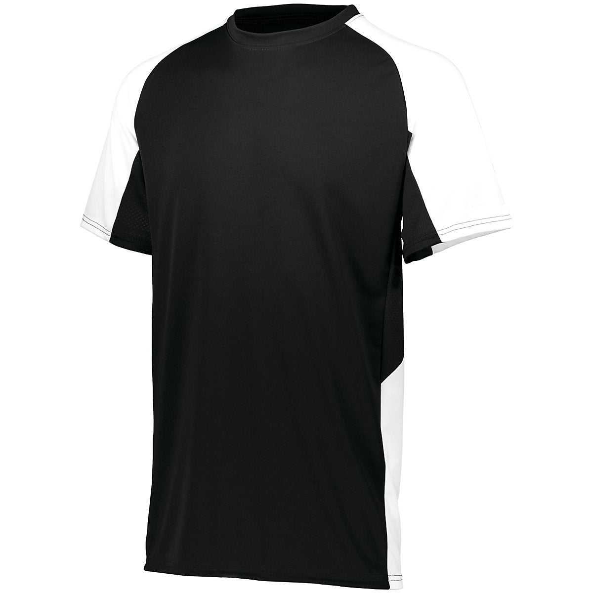 Augusta 1517 Cutter Jersey - Black White - HIT a Double