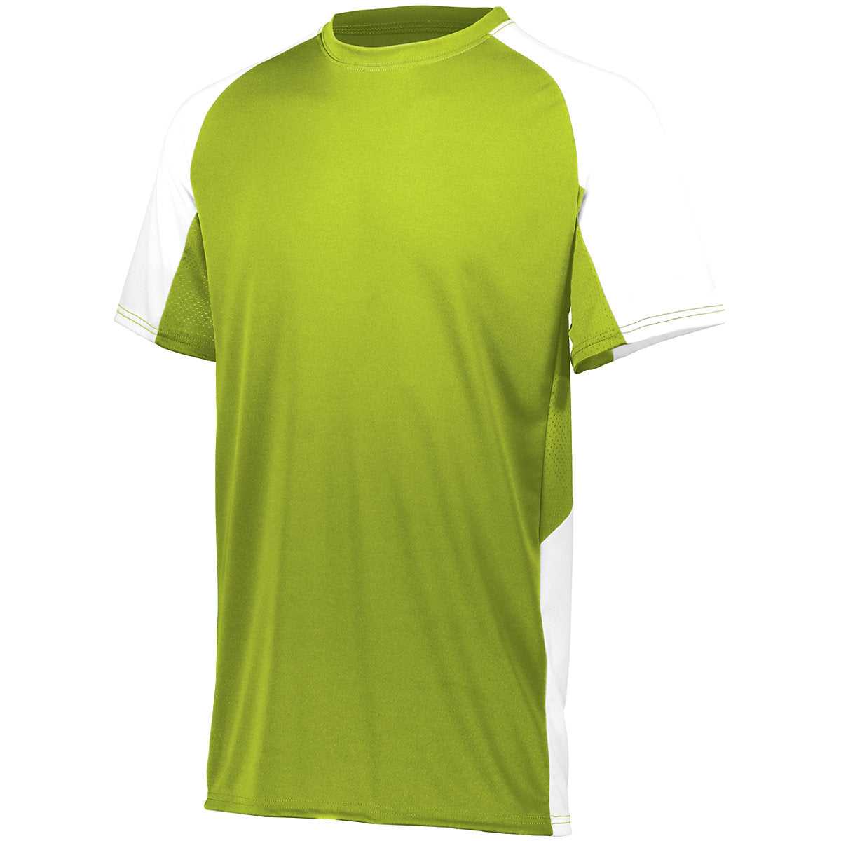 Augusta 1517 Cutter Jersey - Lime White - HIT a Double