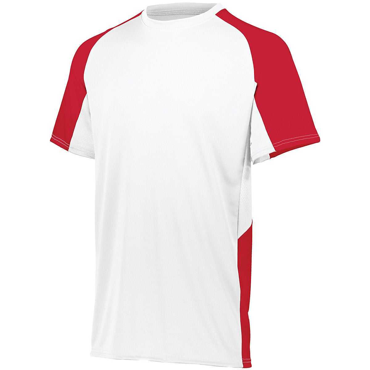 Augusta 1517 Cutter Jersey - White Red - HIT a Double