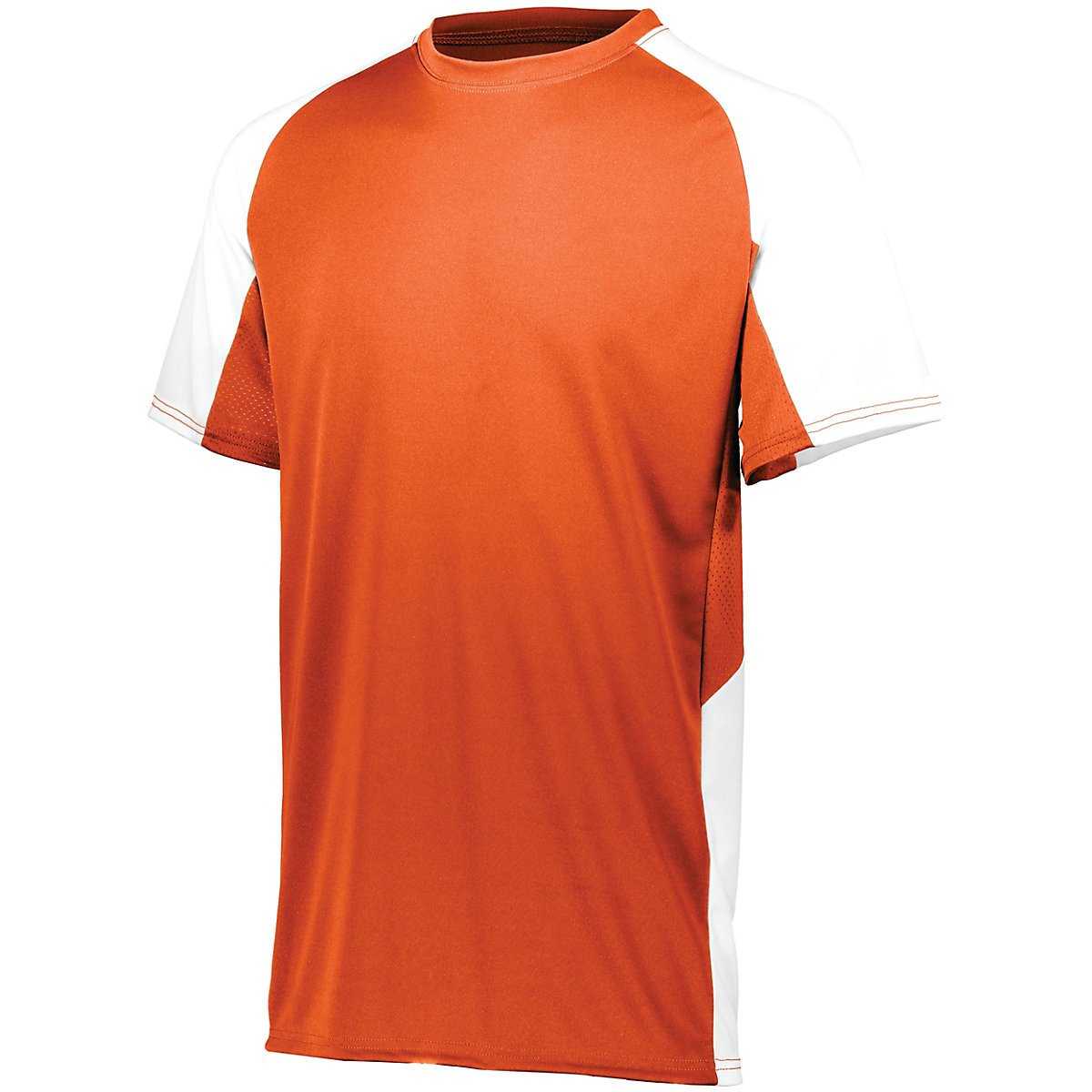 Augusta 1518 Youth Cutter Jersey - Orange White - HIT a Double