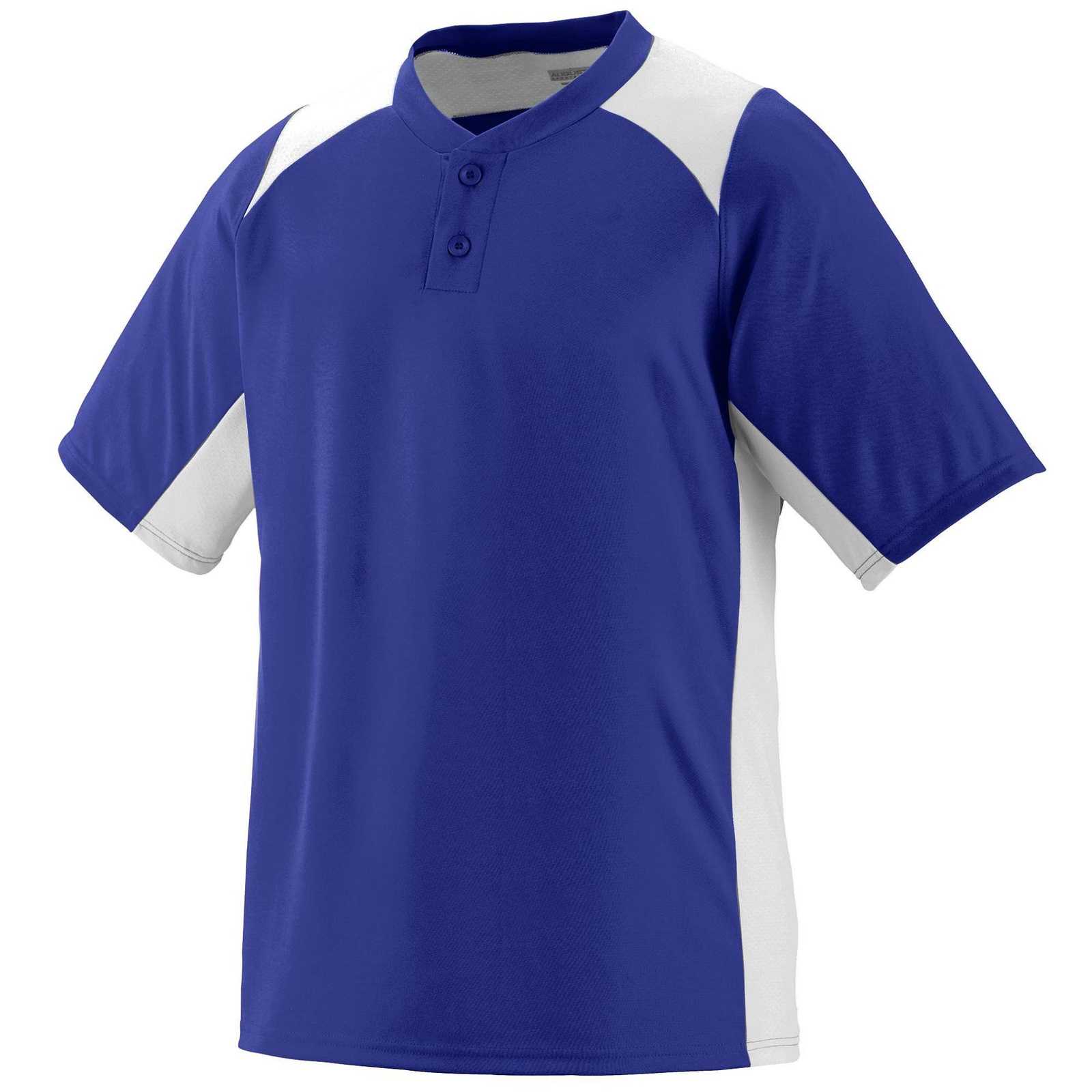 Augusta 1520 Gamer Jersey - Purple White - HIT a Double