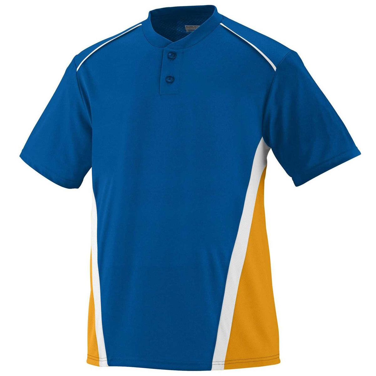 Augusta 1526 RBI Jersey - Youth - Royal Gold White - HIT a Double