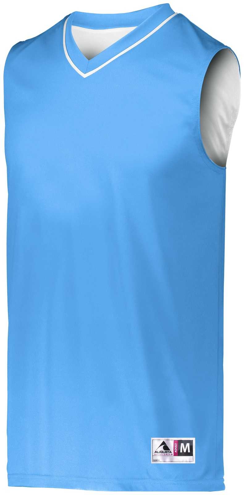 Augusta 152 Reversible Two-Color Jersey - Columbia Blue White - HIT a Double