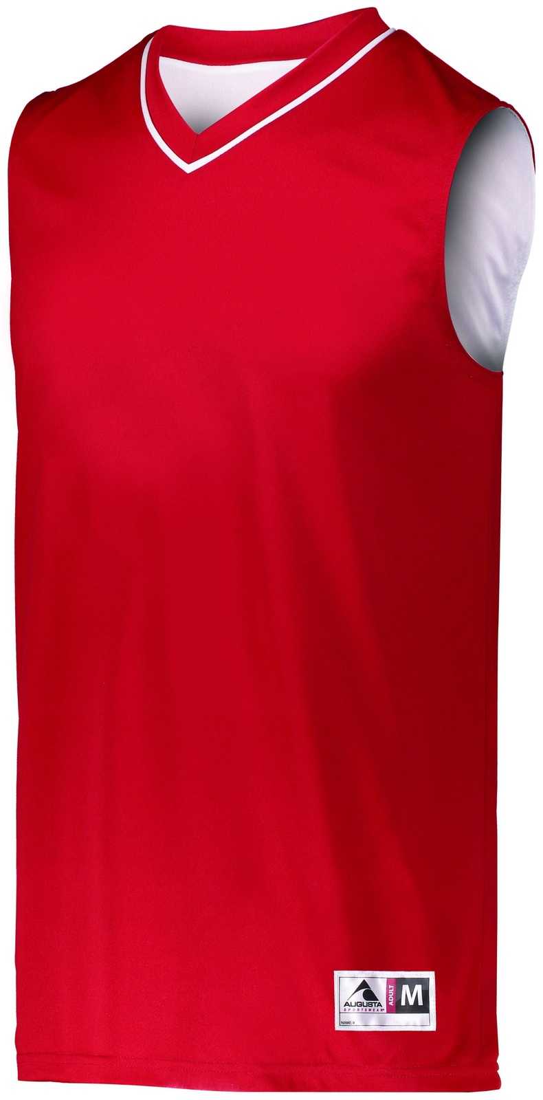 Augusta 152 Reversible Two-Color Jersey - Red White - HIT a Double