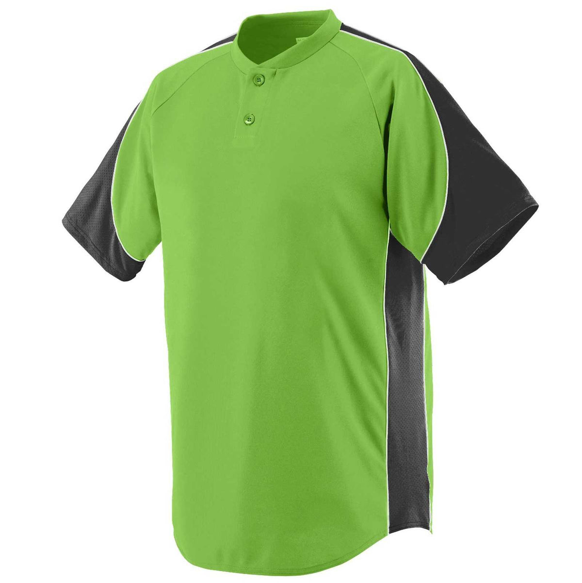 Augusta 1530 Blast Jersey - Lime Black White - HIT a Double