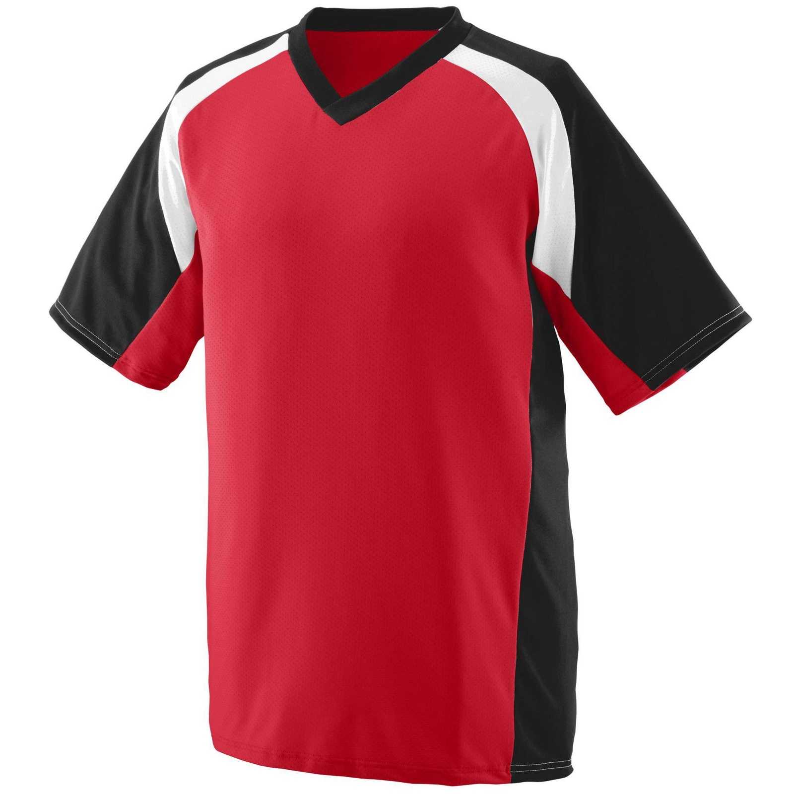 Augusta 1535 Nitro Jersey - Red Black White - HIT a Double
