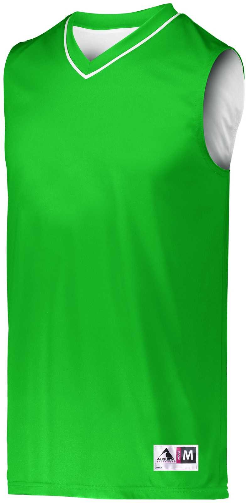 Augusta 153 Youth Reversible Two-Color Jersey - Kelly White - HIT a Double