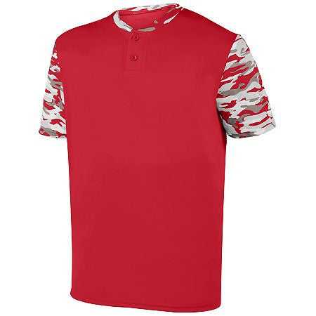 Augusta 1548 Pop Fly Jersey - Red Red Mod - HIT a Double