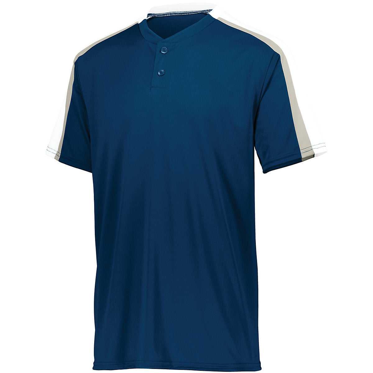 Augusta 1557 Power Plus Jersey 2.0 - Navy White Silver Grey - HIT a Double