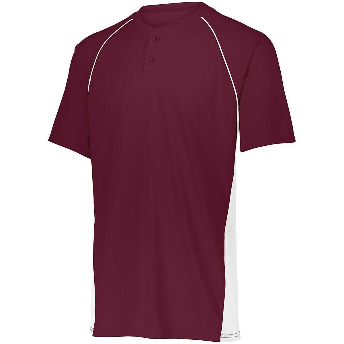 Augusta 1560 Limit Jersey - Maroon White - HIT a Double