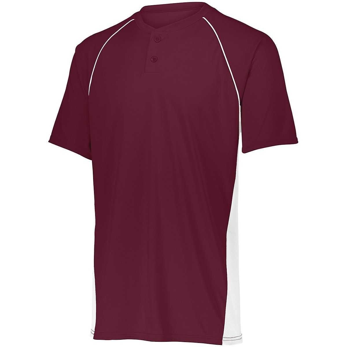 Augusta 1561 Youth Limit Jersey - Maroon White - HIT a Double