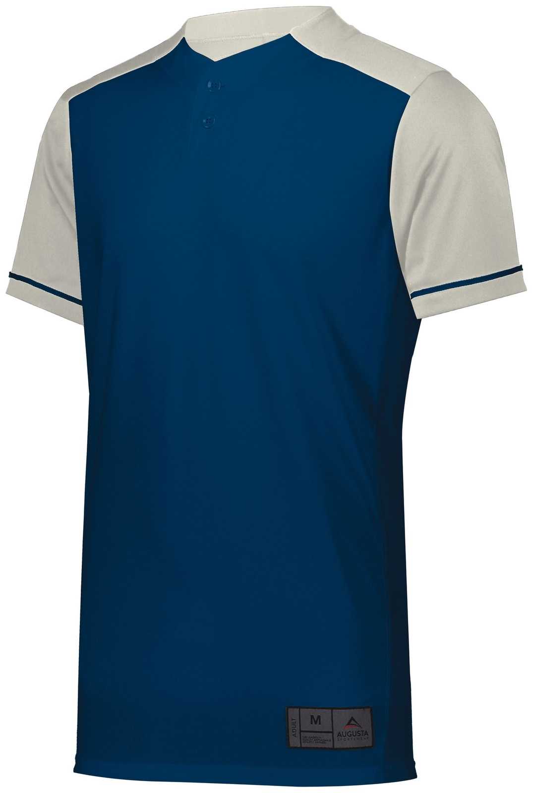 Augusta 1569 Youth Closer Jersey - Navy Silver Grey - HIT a Double
