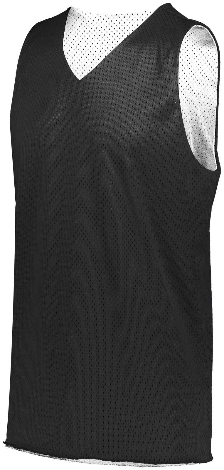 Augusta 161 Tricot Mesh Reversible Jersey 2.0 - Black White - HIT a Double