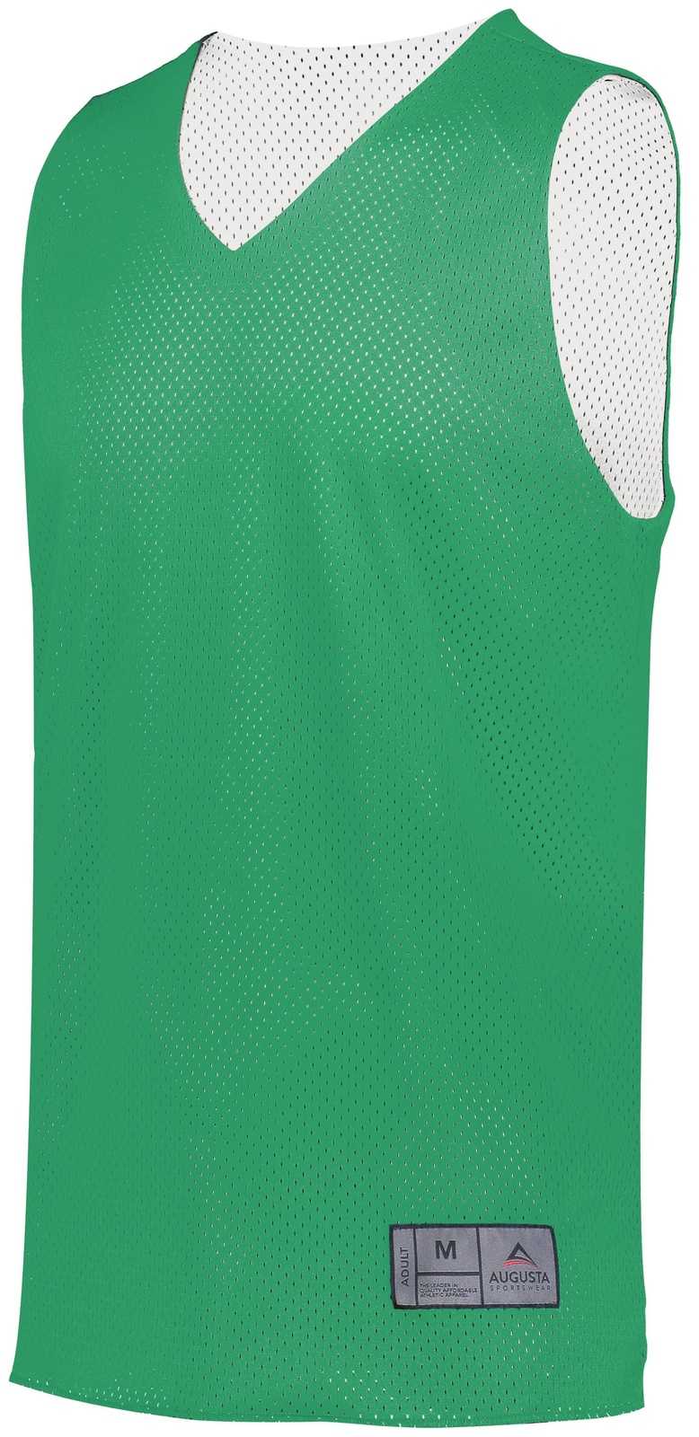 Augusta 161 Tricot Mesh Reversible Jersey 2.0 - Kelly White - HIT a Double