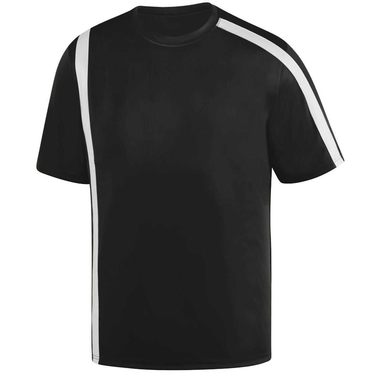 Augusta 1620 Attacking Third Jersey - Black White - HIT a Double